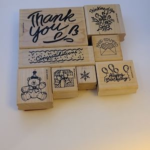 Rubber Ink Stamp Collection